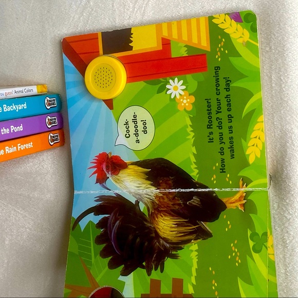 Set of 4 Discover The Sounds books PLUS Bonus Animal Colors Book - Picture 6 of 15